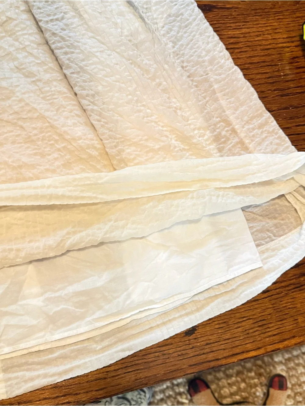 J. Crew Strapless Textured Cream Dress